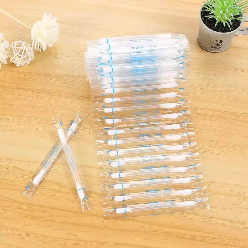 100 Pcs Disposable Alcohol Cotton Sticks